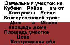 Земельный участок на Кубани › Район ­ 4км от Костромы › Улица ­ Волгореченский тракт › Дом ­ 124а › Общая площадь дома ­ 12 › Площадь участка ­ 600 › Цена ­ 120 000 - Костромская обл. Недвижимость » Дома, коттеджи, дачи продажа   . Костромская обл.